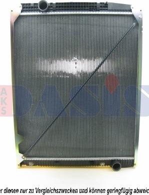 AKS Dasis 132080N - Radiator, engine cooling autospares.lv