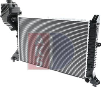 AKS Dasis 132310N - Radiator, engine cooling autospares.lv