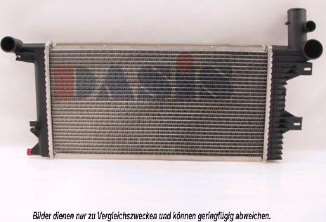 AKS Dasis 132380N - Radiator, engine cooling autospares.lv