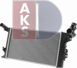 AKS Dasis 132380X - Radiator, engine cooling autospares.lv