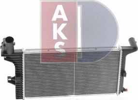 AKS Dasis 132380X - Radiator, engine cooling autospares.lv