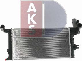 AKS Dasis 132380X - Radiator, engine cooling autospares.lv