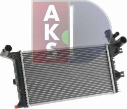 AKS Dasis 132380X - Radiator, engine cooling autospares.lv