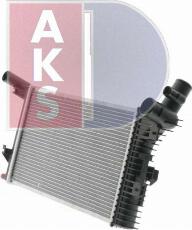 AKS Dasis 132380X - Radiator, engine cooling autospares.lv