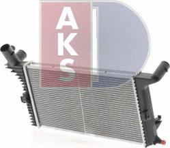 AKS Dasis 132380X - Radiator, engine cooling autospares.lv