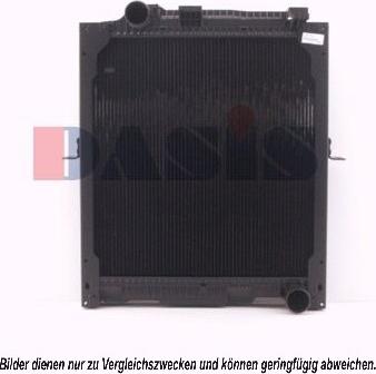 AKS Dasis 132290N - Radiator, engine cooling autospares.lv