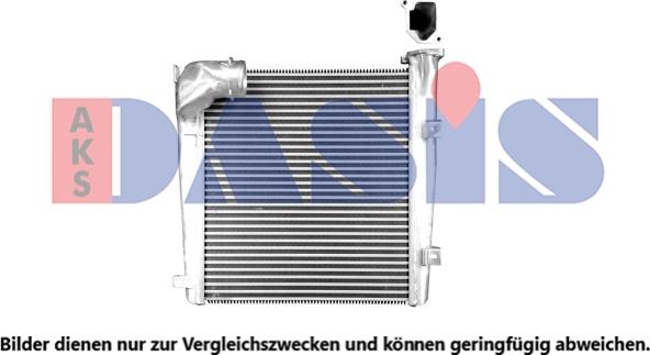 AKS Dasis 137150X - Intercooler, charger autospares.lv