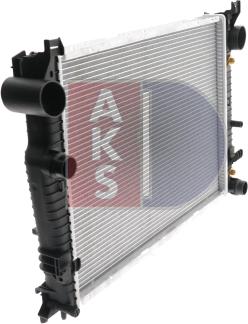 AKS Dasis 125110N - Radiator, engine cooling autospares.lv