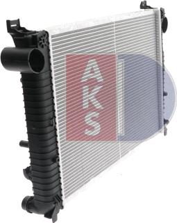 AKS Dasis 125110N - Radiator, engine cooling autospares.lv