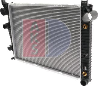 AKS Dasis 125110N - Radiator, engine cooling autospares.lv