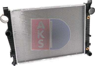 AKS Dasis 125110N - Radiator, engine cooling autospares.lv