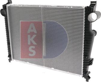 AKS Dasis 125110N - Radiator, engine cooling autospares.lv