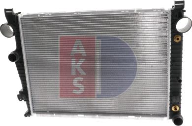 AKS Dasis 125110N - Radiator, engine cooling autospares.lv