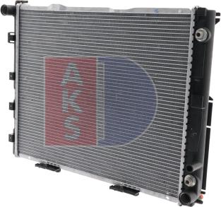 AKS Dasis 120950N - Radiator, engine cooling autospares.lv