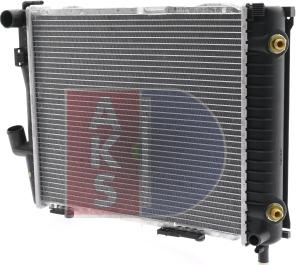 AKS Dasis 120490N - Radiator, engine cooling autospares.lv