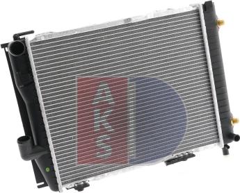 AKS Dasis 120490N - Radiator, engine cooling autospares.lv