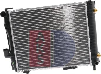 AKS Dasis 120490N - Radiator, engine cooling autospares.lv