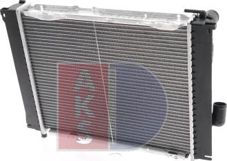 AKS Dasis 120490N - Radiator, engine cooling autospares.lv