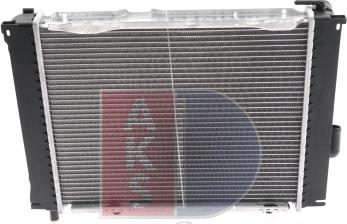 AKS Dasis 120490N - Radiator, engine cooling autospares.lv