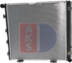 AKS Dasis 120450N - Radiator, engine cooling autospares.lv