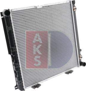 AKS Dasis 120450N - Radiator, engine cooling autospares.lv