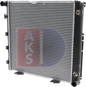 AKS Dasis 120450N - Radiator, engine cooling autospares.lv