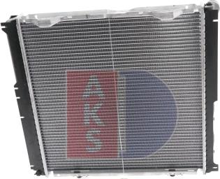 AKS Dasis 120450N - Radiator, engine cooling autospares.lv