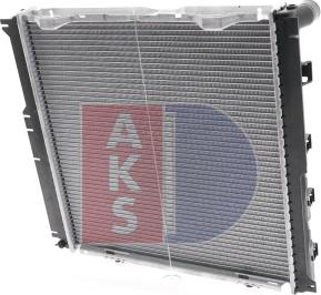 AKS Dasis 120450N - Radiator, engine cooling autospares.lv