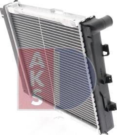 AKS Dasis 120460N - Radiator, engine cooling autospares.lv