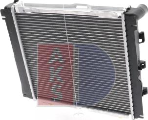 AKS Dasis 120460N - Radiator, engine cooling autospares.lv