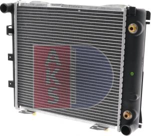 AKS Dasis 120460N - Radiator, engine cooling autospares.lv