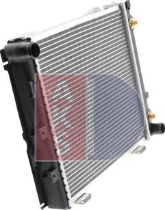 AKS Dasis 120460N - Radiator, engine cooling autospares.lv