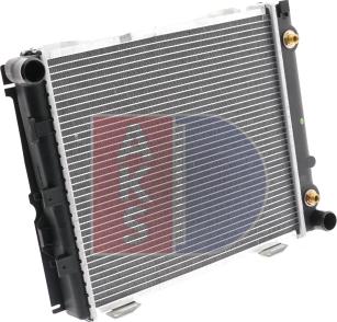 AKS Dasis 120460N - Radiator, engine cooling autospares.lv