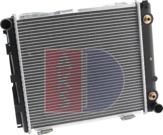 AKS Dasis 120460N - Radiator, engine cooling autospares.lv