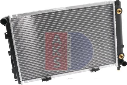 AKS Dasis 120410N - Radiator, engine cooling autospares.lv