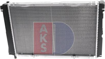 AKS Dasis 120410N - Radiator, engine cooling autospares.lv