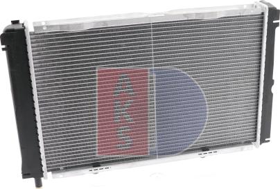 AKS Dasis 120410N - Radiator, engine cooling autospares.lv