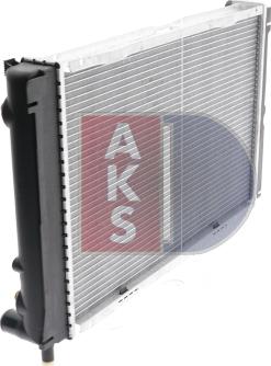 AKS Dasis 120410N - Radiator, engine cooling autospares.lv