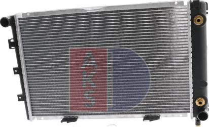 AKS Dasis 120410N - Radiator, engine cooling autospares.lv