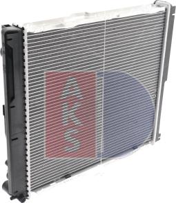 AKS Dasis 120480N - Radiator, engine cooling autospares.lv