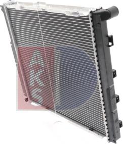 AKS Dasis 120480N - Radiator, engine cooling autospares.lv