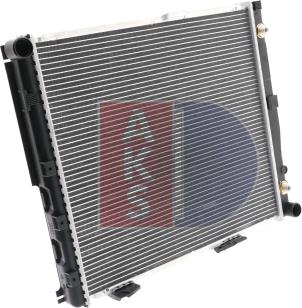 AKS Dasis 120480N - Radiator, engine cooling autospares.lv