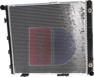 AKS Dasis 120480N - Radiator, engine cooling autospares.lv