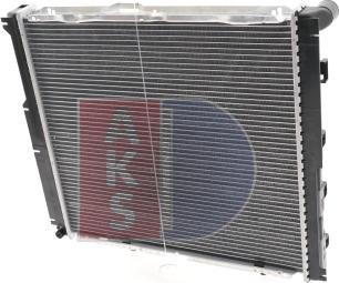 AKS Dasis 120480N - Radiator, engine cooling autospares.lv