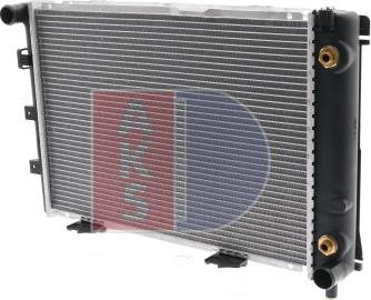 AKS Dasis 120470N - Radiator, engine cooling autospares.lv