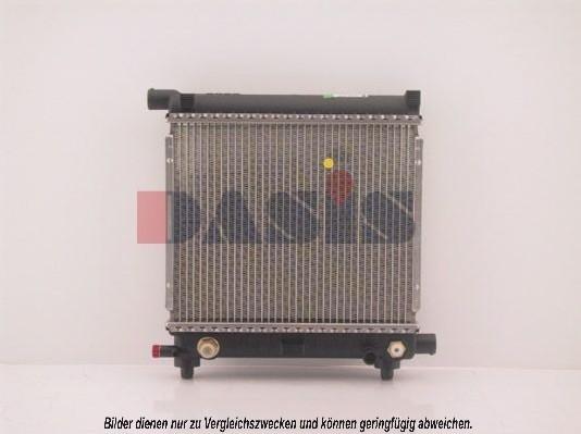 AKS Dasis 120550N - Radiator, engine cooling autospares.lv