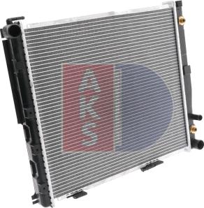 AKS Dasis 120530N - Radiator, engine cooling autospares.lv