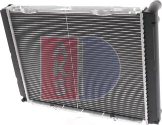 AKS Dasis 120520N - Radiator, engine cooling autospares.lv