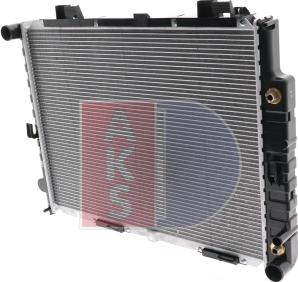 AKS Dasis 120054N - Radiator, engine cooling autospares.lv