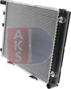 AKS Dasis 120055N - Radiator, engine cooling autospares.lv